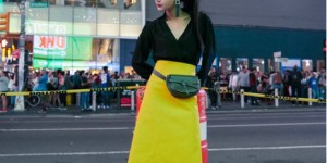 摩登范与少女感兼备 李一桐街拍可盐可甜风格百变